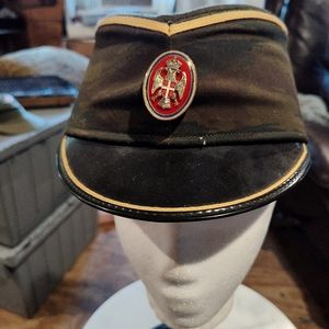 Vintage Sajkaka Serbian Military Hat With Pin